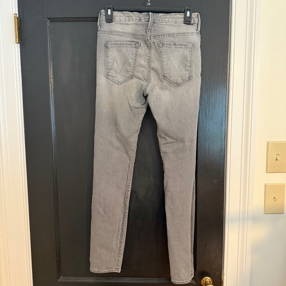 Mother Grey The Pixie Skinny Jeans - Picture 4 of 8